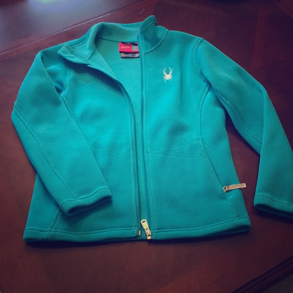 Spyder ladies blue jacket zip up - Picture 1 of 3